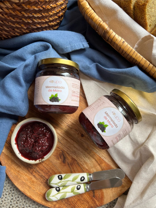 MERMELADA DE MORA APTA PARA DIETA KETO